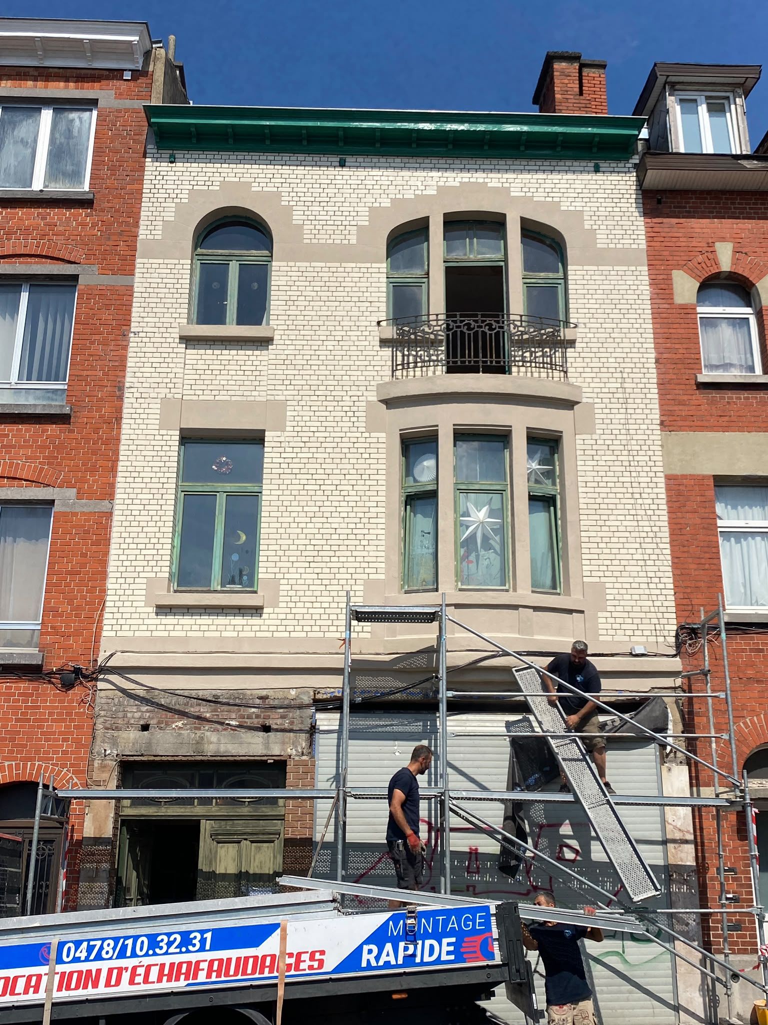 Chantier de rénovation de façade FLNett