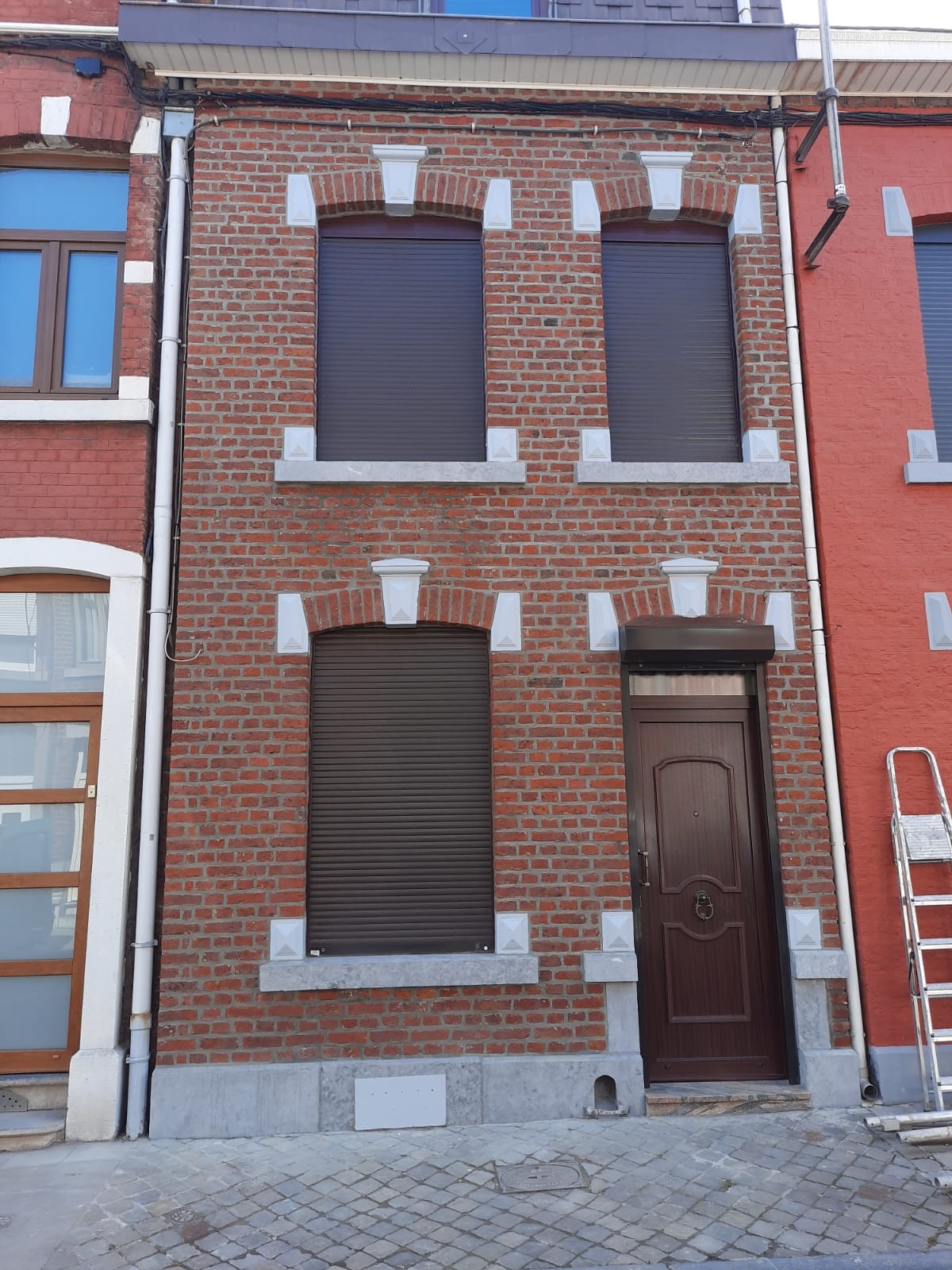 Façade en briques
